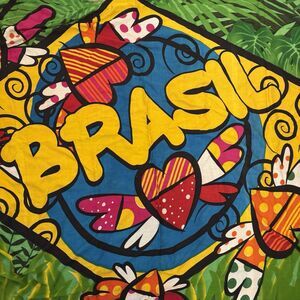 Brazilian Sarong Canga brasileira-Beach Sarong Swimwear Cover up Brigth Colorful